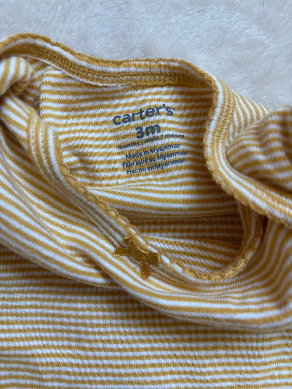 Carter’s girls onesies lot of 3 size 3 month